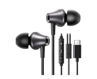 UGREEN Przewodowe słuchawki dokanałowe EP105 USB-C 1.2m czarne - 1501556 - zdjęcie 2